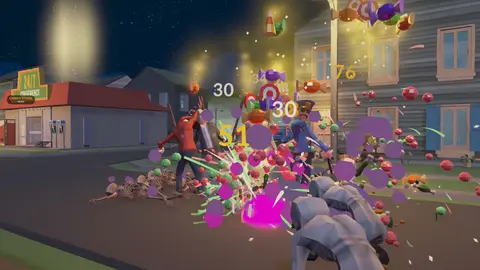 Screenshot: candy explosion