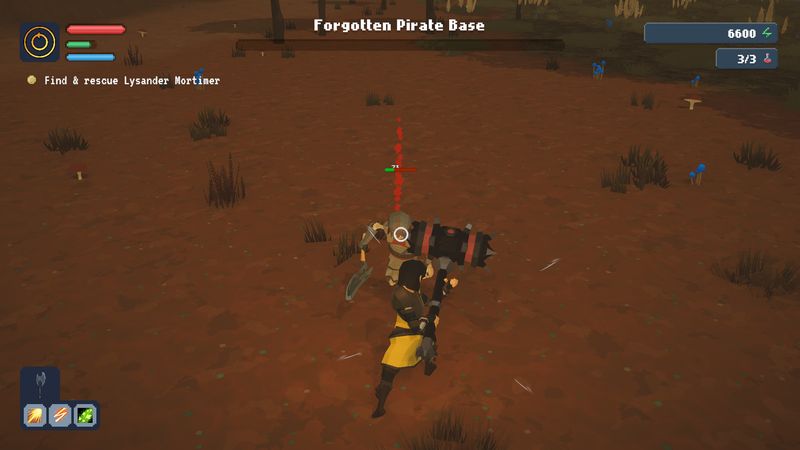 Combat at the Forgotten Pirate Base